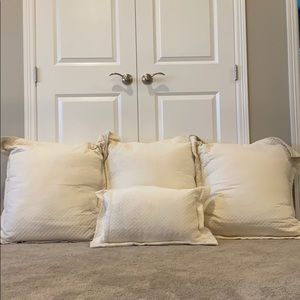 Decorative Square Cream Pillow cases!!